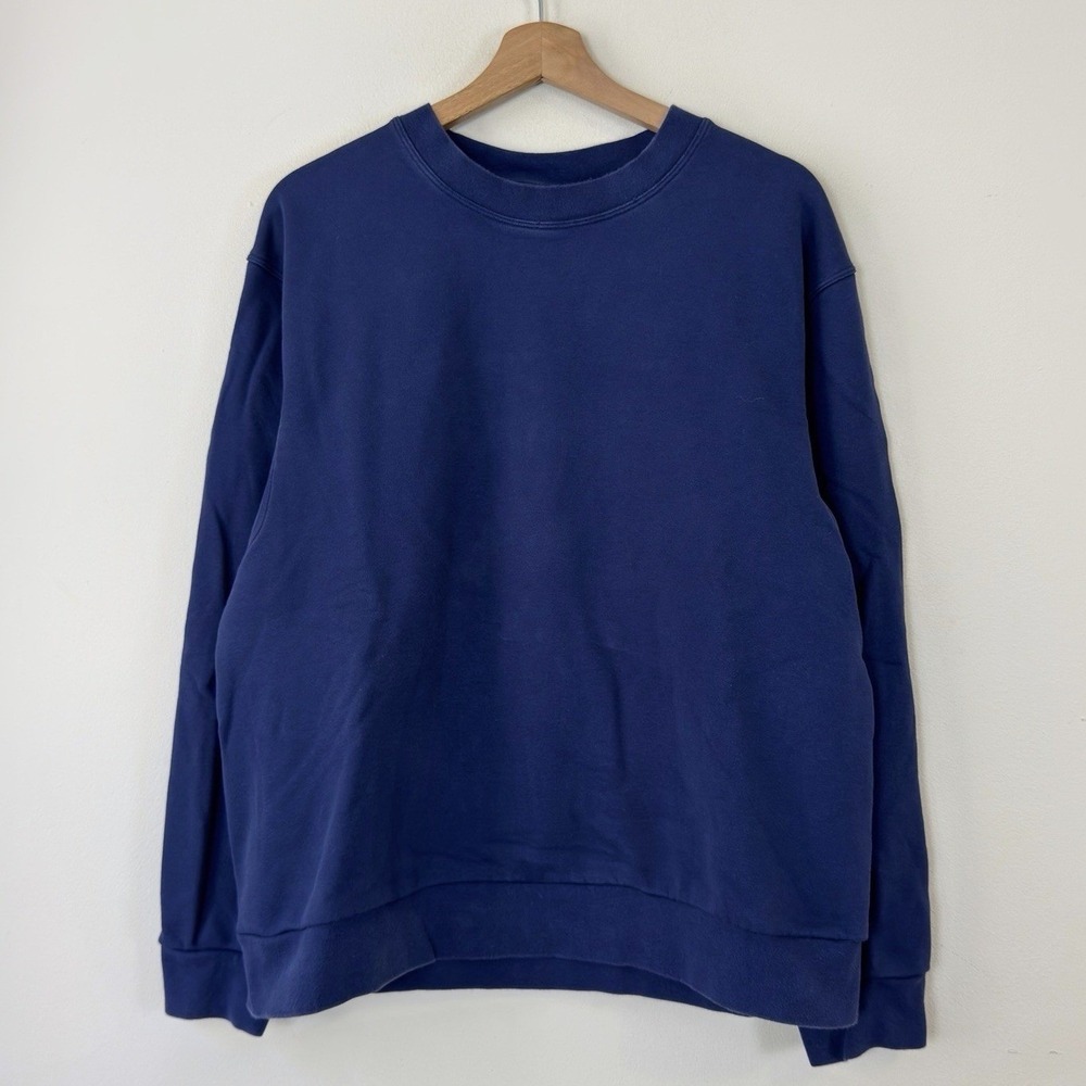 Men's Lululemon Navy Blue Back Pocket Pullover Sweatshirt
